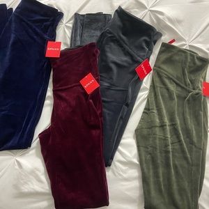 Spanx Velvet Leggings